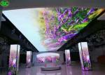 outdoor Foldable led curtain video wall P5 Hd Flexible Curtain Ceiling Led