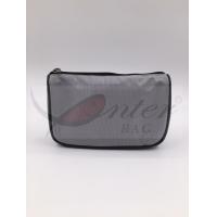 Buy cheap Silver 1680D Polyester Travel Cosmetic Bags With Printing / Embroidery Logo 7.8 product