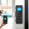 Buy cheap Tuya Smart Fingerprint Door Lock 3D Face Passcode IC Card Glass Door Biometric Lock from wholesalers