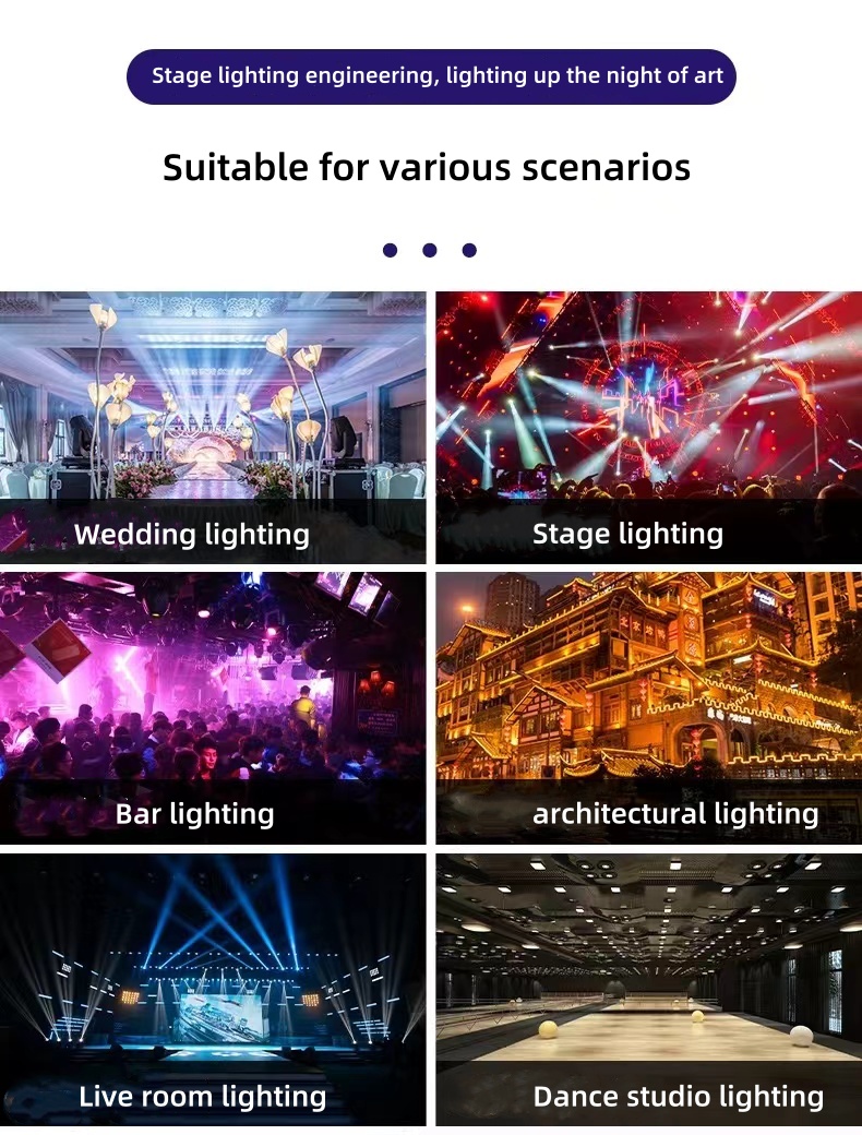 12 Heads LED Bar Moving Head Light 3in1 Wave Beam Lighting For Stage Lighting