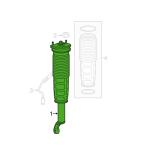 222 320 84 13 Car Auto Part Auto Suspension Systems Hydraulic ABC Shock Absorber