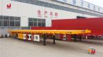 CCC Axle Truck Semi Trailers 40t Flatbed Tractor Trailer