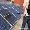 Buy cheap Curved Gooseneck Rolling Cleaning Brush for Solar Panel Washing Max Unfold Size 3.5m from wholesalers