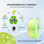 iBOSS High Rigidity PLA+ Filament 1.75mm Gradient Yellow Green White 3D Printing