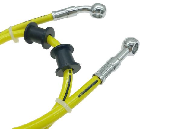 Buy cheap Motorcycle Stainless Steel Braided AN3 PTFE Fuel Hose Assembly Corrosion Proof from wholesalers