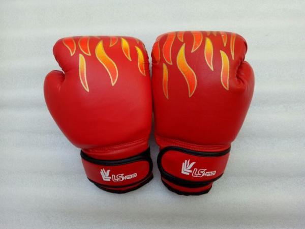 Buy cheap PU Red Top professional king cheap boxing gloves made in China from wholesalers