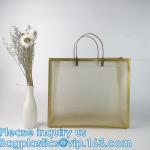 Gift Bag, Promotional Clear Transparent PP Shopping Bag Hard Plastic Bag, Pp