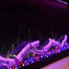 Buy cheap 95" 240cm Built In Electric Fireplace Adjustable Thermostat Three Dimming LED Light from wholesalers