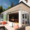 Buy cheap Exterior Customized Plastic Folding Door UPVC Frame Glass Accordion Design Bifold from wholesalers