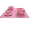 Buy cheap Silicone Retractable Pet Feeder Bowls Portable Dog Basin from wholesalers