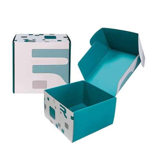 Buy cheap Matte Surface Finish Corrugated Marble Mailers Printing Custom Size Logo Shipping Box from wholesalers