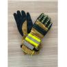 Buy cheap Emergency Rescue Fire Fighting Fireman 3D Fire Fighter Glove With Reflective Strap from wholesalers