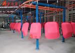 Powder Coating Line Hanging Style Or Ground Rail Hight Temperature Over