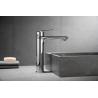 Buy cheap Brass Vessel Single Hole Single Handle Basin Mixer Tap in Chrome Grey from wholesalers