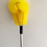 Gutter Cleaning Brush Roofing Guard Cleaner Tool Telescoping Pole Hard Bristles