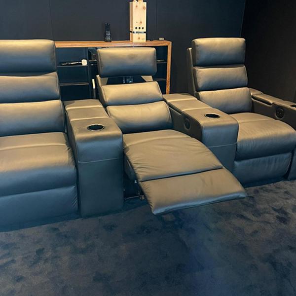 Buy cheap BS5852 Commercial Theater Seats Home Cinema Movie Sofa Chair With PP Armrest from wholesalers