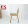 Buy cheap Modern Nordic Solid Wood Dining Chair Comfortable Rubberwood Dining Chairs from wholesalers