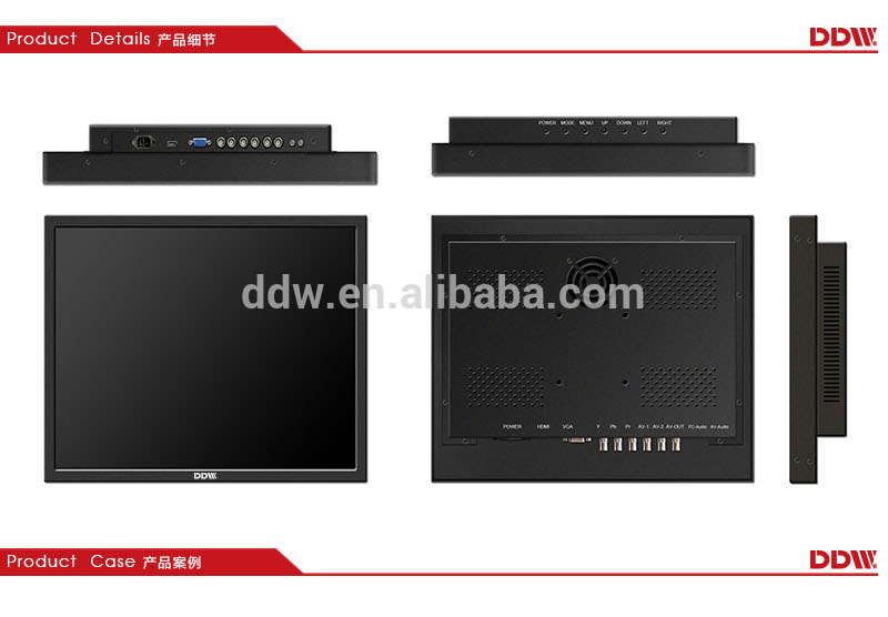 17 inch hd-sdi cctv monitor with bnc input