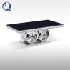 Buy cheap 130x70x45cm Black Glass Top Coffee Table For Living Room Long Lasting Wear from wholesalers