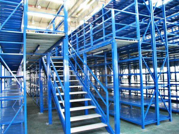 Buy cheap Long Span Pallet Rack Mezzanine Catwalk Systems With Adjustable Steel Decking from wholesalers