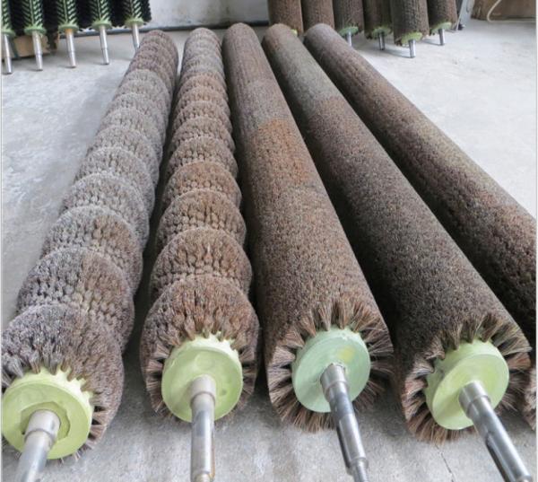 Buy cheap Rotary Soft Nylon Filament Radish Potato Cleaning Brush Roller from wholesalers