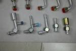 #6 #8 #10 #12 Straight Female O-Ring 7/8-14UNF Aluminium joint with iron cap