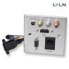 Buy cheap Wall Mounted AV Wall Plate , Hdmi Vga Audio Faceplate For Training Room from wholesalers