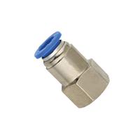 Buy cheap Female Straight One Touch Brass Nickel Plate Air Tube Fittings with O ring product