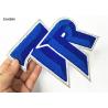 Buy cheap Two Letter Monogram Chenille Embroidery Patches Sewing Embroidered from wholesalers