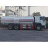 Buy cheap 20m3 Fuel Tanker Truck Carbon Steel Q235 6x4 371hp Sinotruk Howo CCC from wholesalers
