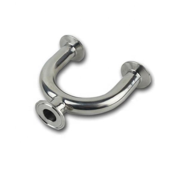 Buy cheap Hygienic Grade Stainless Steel U-Type Tee with Welding Connection and 180 Degree Elbow from wholesalers