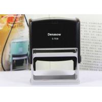Buy cheap Denasow Square 75x38mm Red/Black Plastic Self-inking Big Custom Return Address product