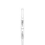 ISO standard glass medical amber ampoule vials for medicine