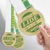 Buy cheap Wholesale Custom Award Sports Winner Football Gold Medal Soccer Medal With Ribbon from wholesalers