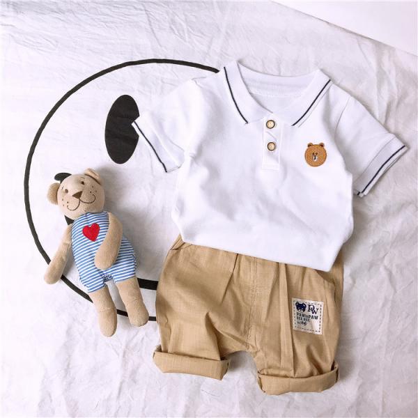 Buy cheap 1.2M Polyester Holiday Children'S Outfit Sets Wear Lapel Collar from wholesalers