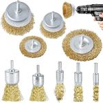 Buy cheap 1in Wire Brush Set 80g For Drill Metal Attachment Grinding Rust from wholesalers
