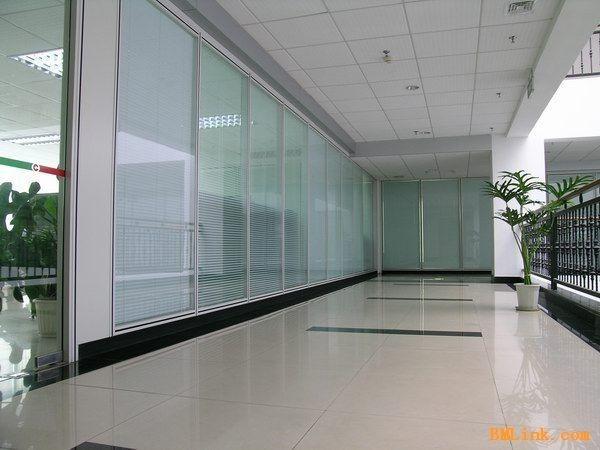 Buy cheap Acoustic Insulation Office Glass Partition Systems , Glass Bathroom Partition Walls from wholesalers