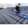 Buy cheap 50W Solar Roof Curve Tile T Type Thin Film Photovoltaic Solar Energy System Glass Shingle Panel Solar Tiles BIPV from wholesalers