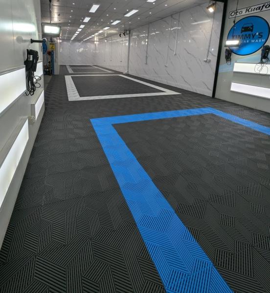 Buy cheap Waterproof Basement Garage Flooring 18mm Plastic Garage Tiles from wholesalers