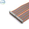 Buy cheap IDC 2.54 Pitch 34 Pin Flat Cable Rainbow Color UL2651 28AWG from wholesalers