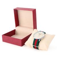 Buy cheap Fine Pebble Grain Hard Paper Watch Packaging Box Compact Cardboard Storage Case product