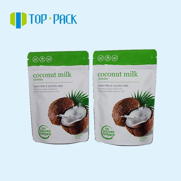 Buy cheap Matte Finish Food Packaging Pouches Foil Coconut Milk Powder Packaging Bag from wholesalers