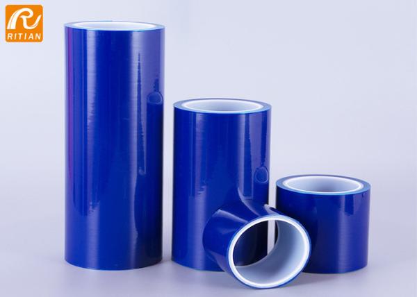Anti Scratch Plastic Sheet Protective Film / Blue Temporary Glass Protection