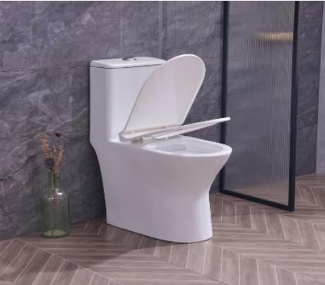 Popular Economic Toilets SWS9218 Siphonic One piece Toilets S trap with PP Soft