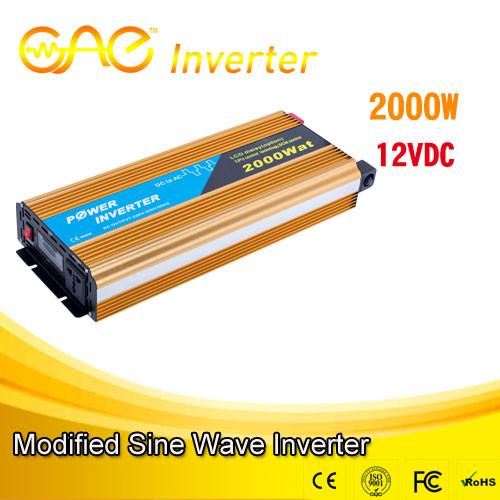Buy cheap CI-2000 Hot selling 2000W modified sine wave 12v to 220v 50Hz/60Hz china made inverters from wholesalers