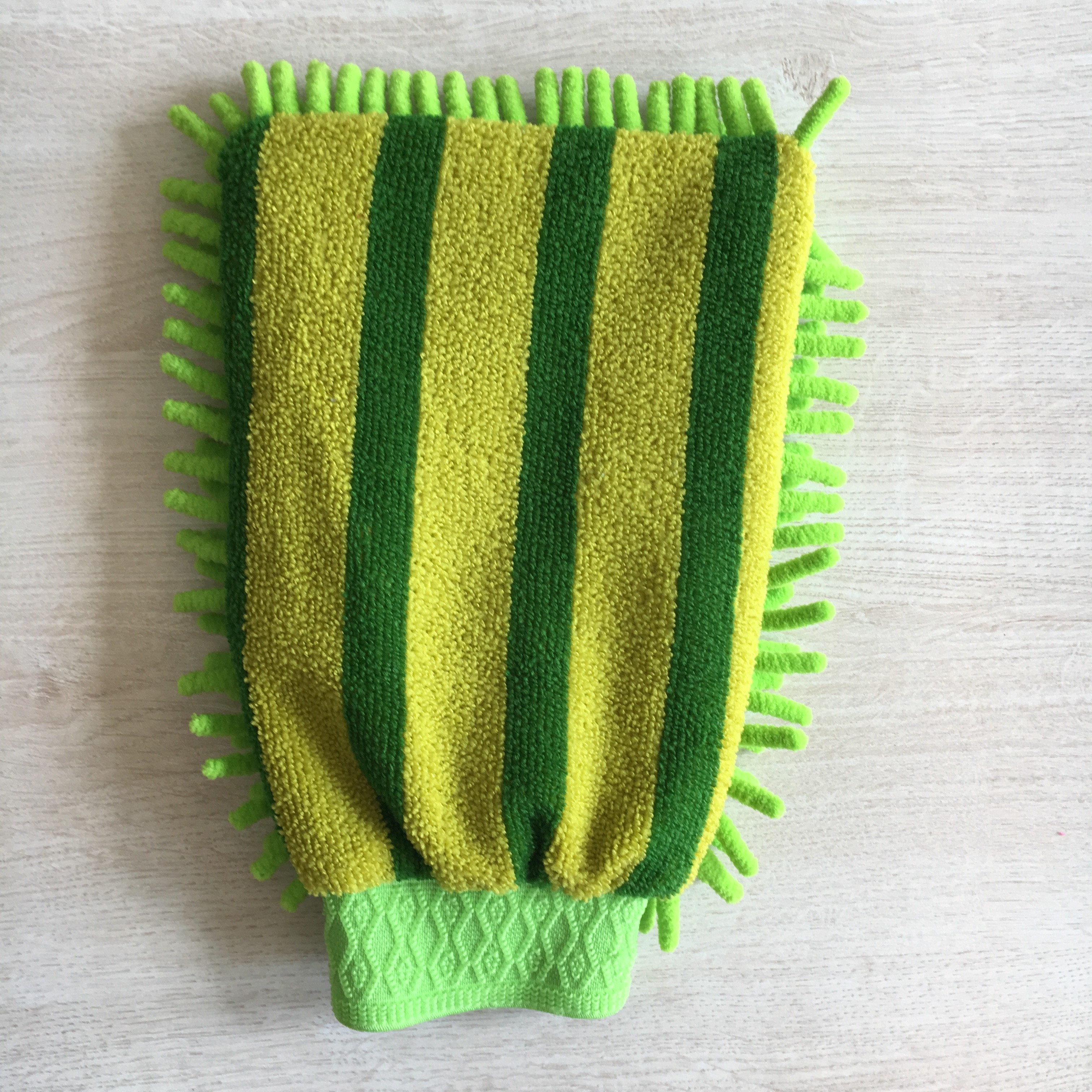 House keeping washing absorb mitt 100% polyester microfiber mitt gloves