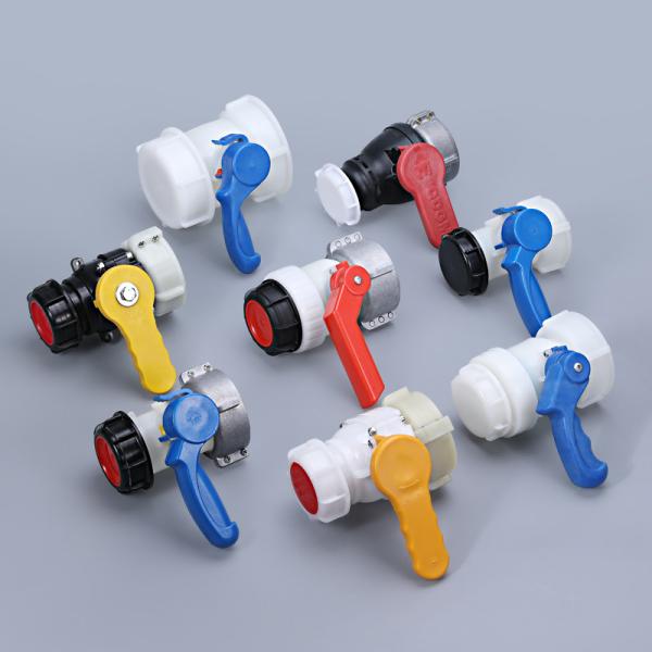 Buy cheap IBC Tank Tote Water Drain Tank Adapter with Coarse Thread PP Ball Valve DN40 DN50 DN60 from wholesalers