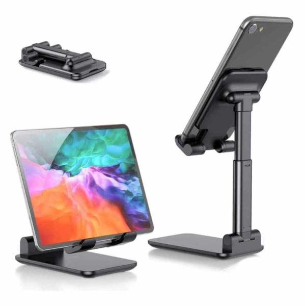Buy cheap Height Adjustable Folding Desktop Phone Stand 130mm Phone Holder Desk Mount from wholesalers