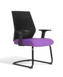 Black and Purple new style best home office chair & meeting room