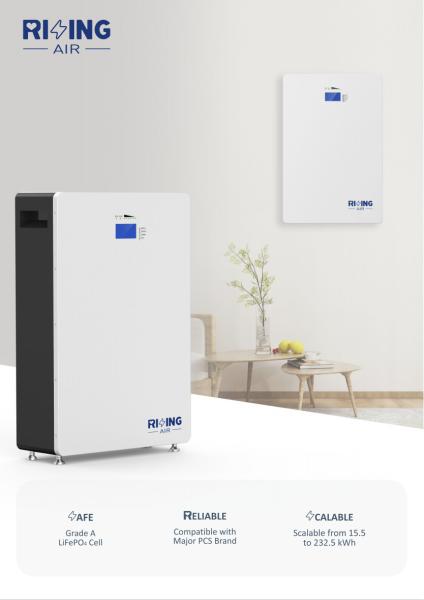 Buy cheap 51.2v Lifepo4 Wall Mounted Solar Battery 30kw Batteries For Home Solar Storage from wholesalers